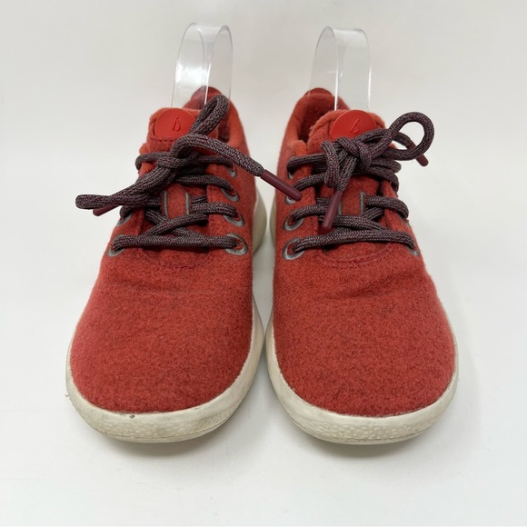 Allbirds Wool Runners Lychee Reddish/Orange Sneakers - Picture 3 of 8